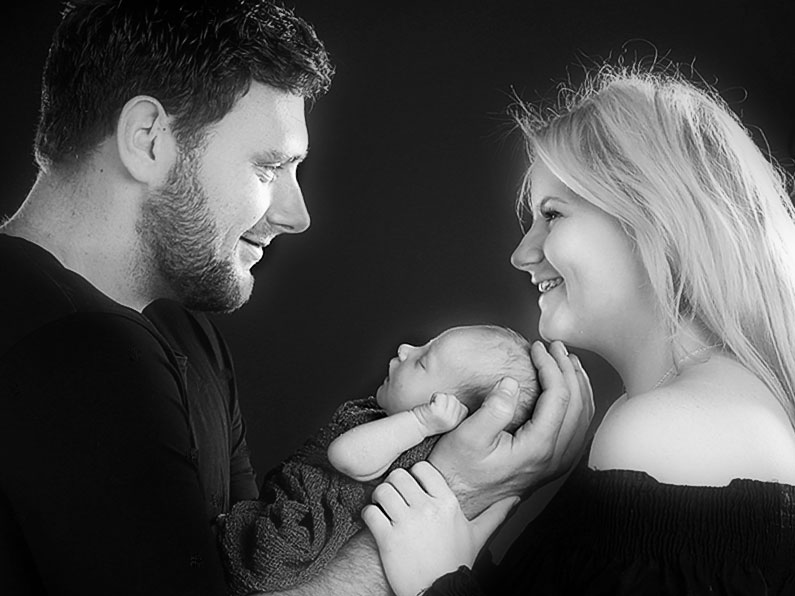 Family Portrait with New Born Baby Redpath Photos